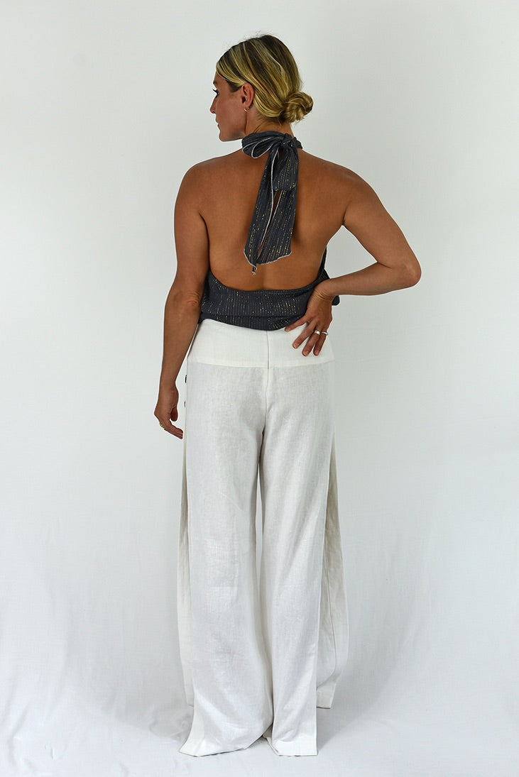 Tara Halter (Cotton Gold Stripe)