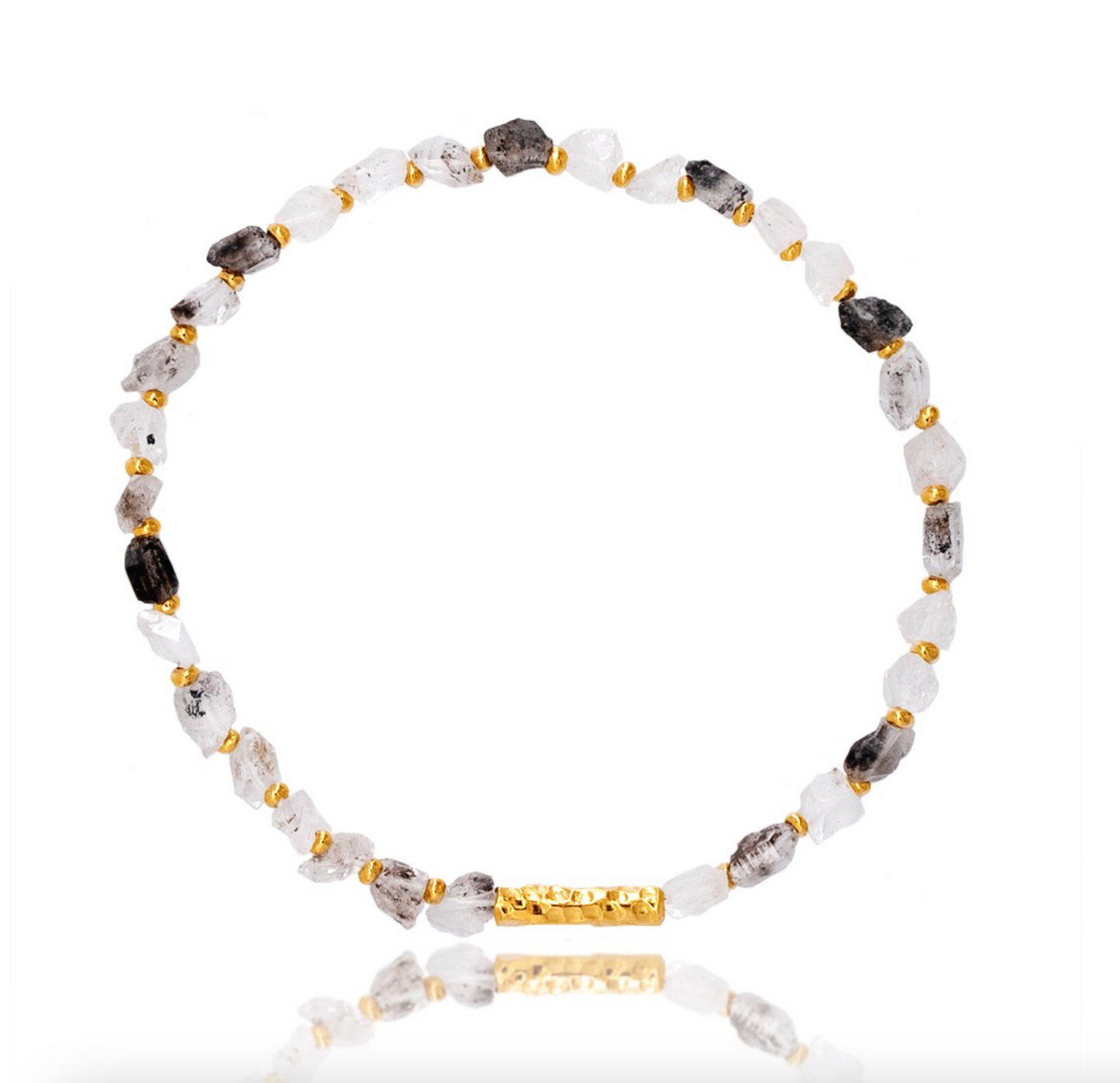 Tranquility Gemstone Bracelet (Golden Rutile)