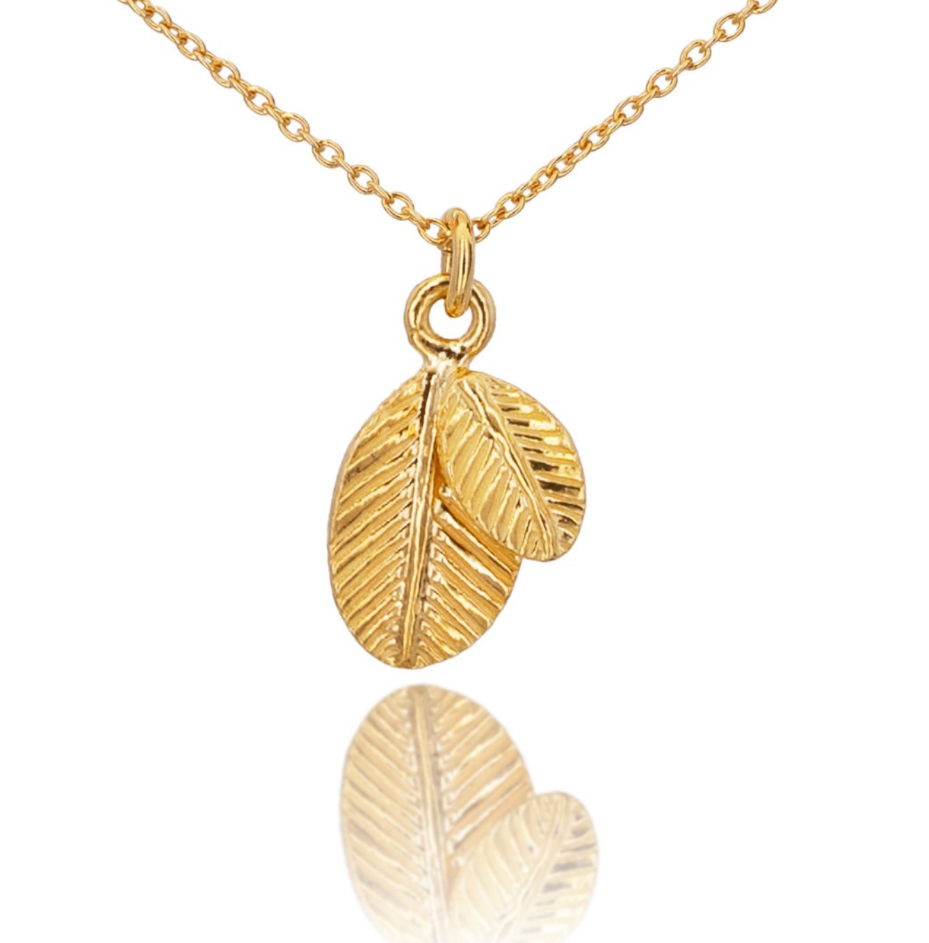 Tropical Charm Necklace (Leaves)