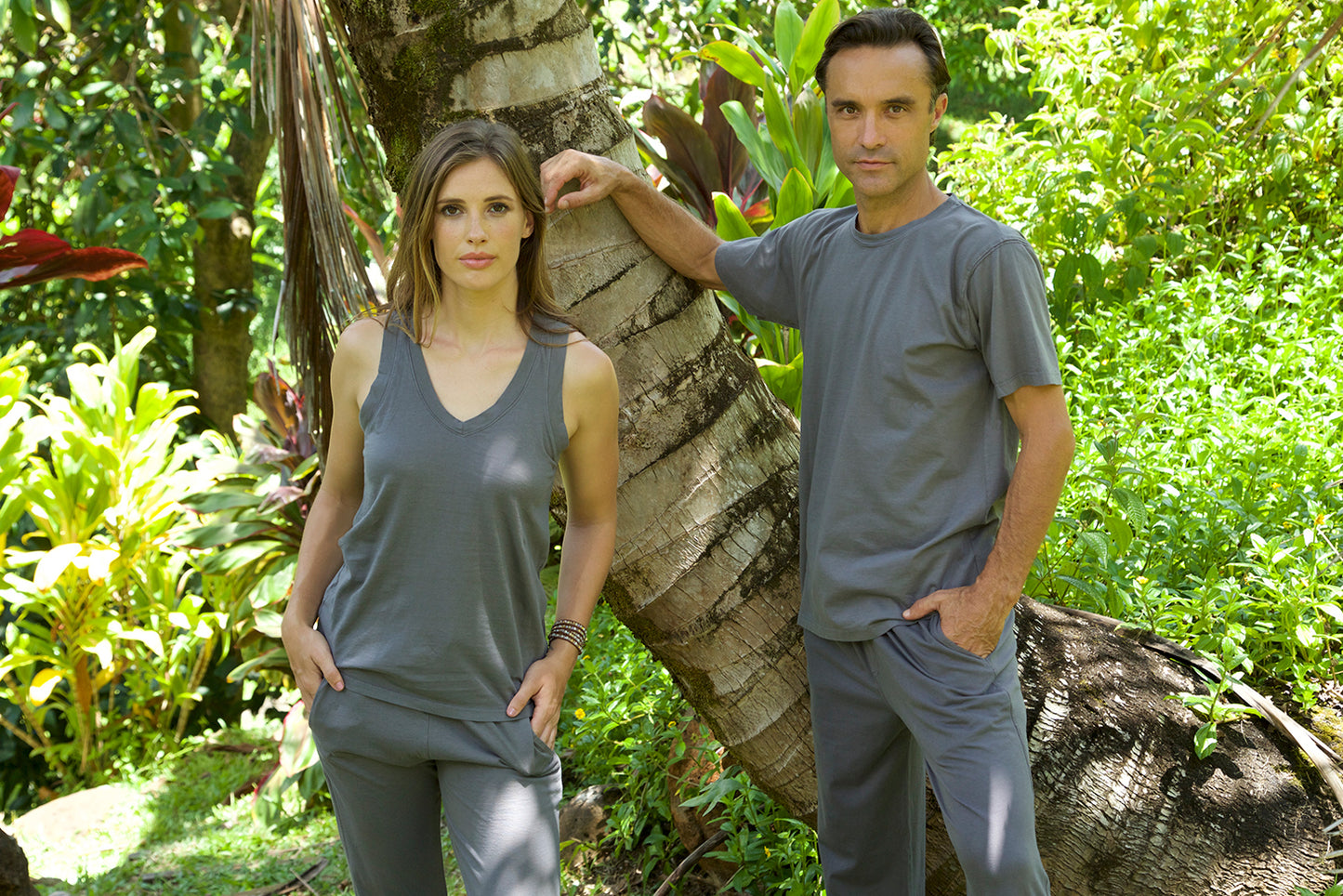 Organic Cotton, v-neck, v neck, vneck, tank, grey, gray, women's, women, eco-friendly, low impact dye, made in usa, environmentally friendly,